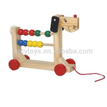 Pull Toy Wooden Counter Toy